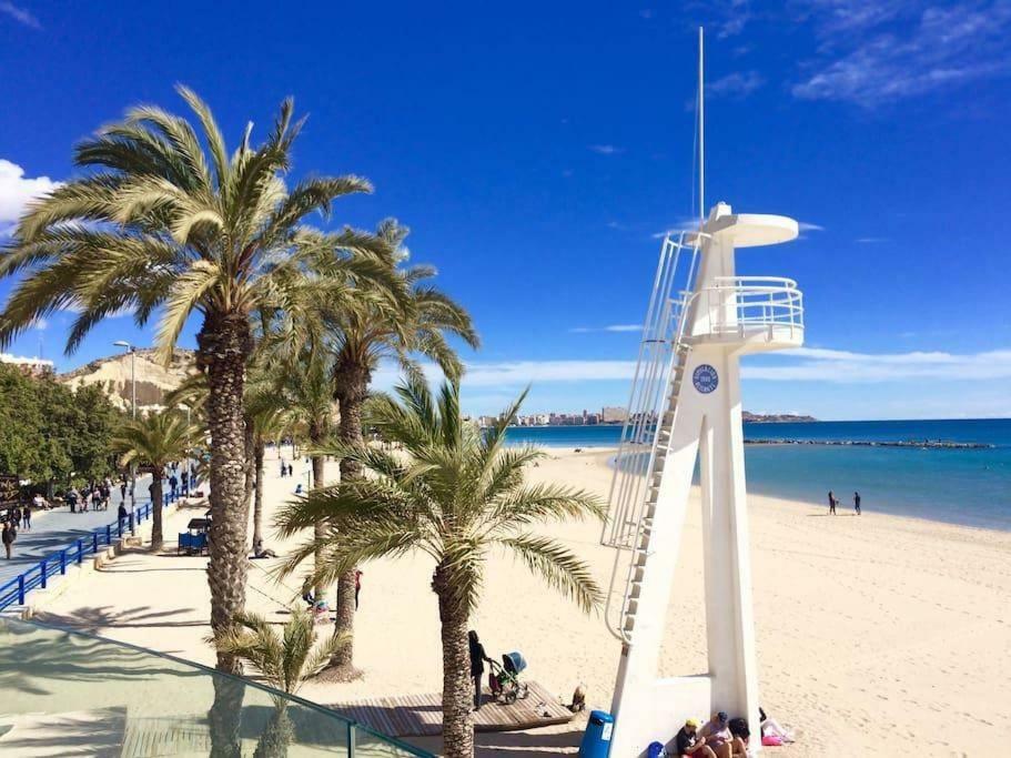Lovely, New, Bright 3 Mins To Beach Apt 105 Sq Meters Alicante Exterior foto